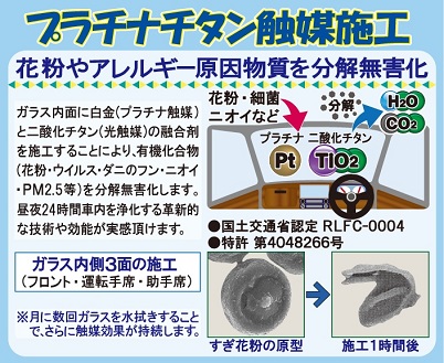 プラチナチタン触媒施工
